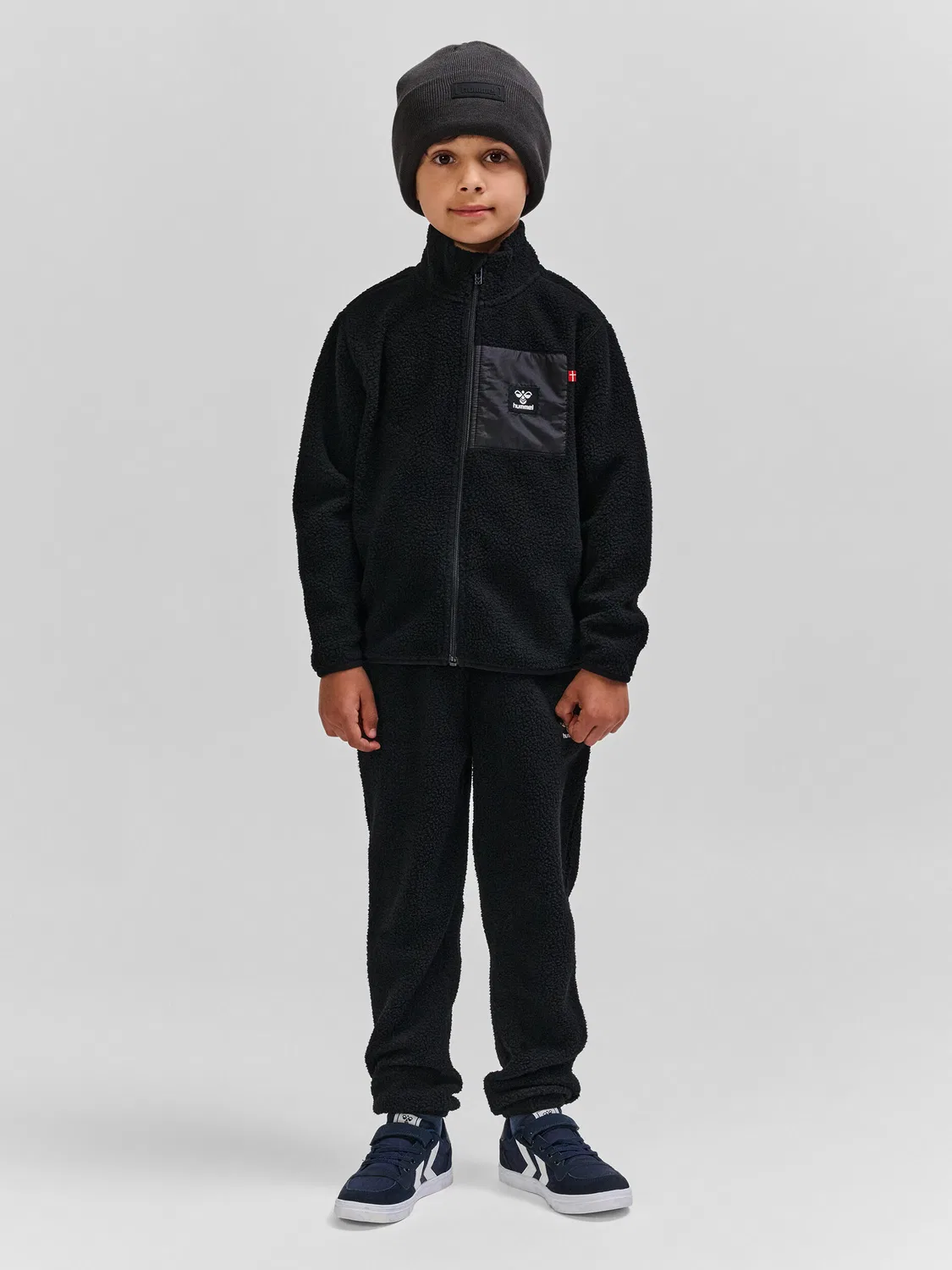 Детские спортивные штаны с регулируемой талией Hmlatlas Lifestyle Hummel, Schwarz — фото 4
