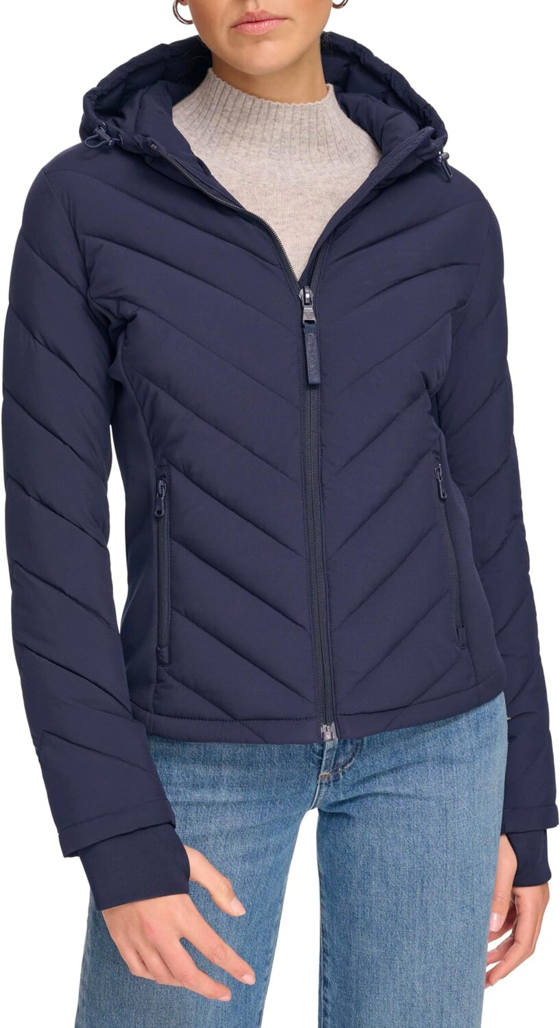 

Пуховик Calvin Klein Scuba Side Lightweight Puffer, цвет Dark Navy, Синий, Пуховик Calvin Klein Scuba Side Lightweight Puffer, цвет Dark Navy