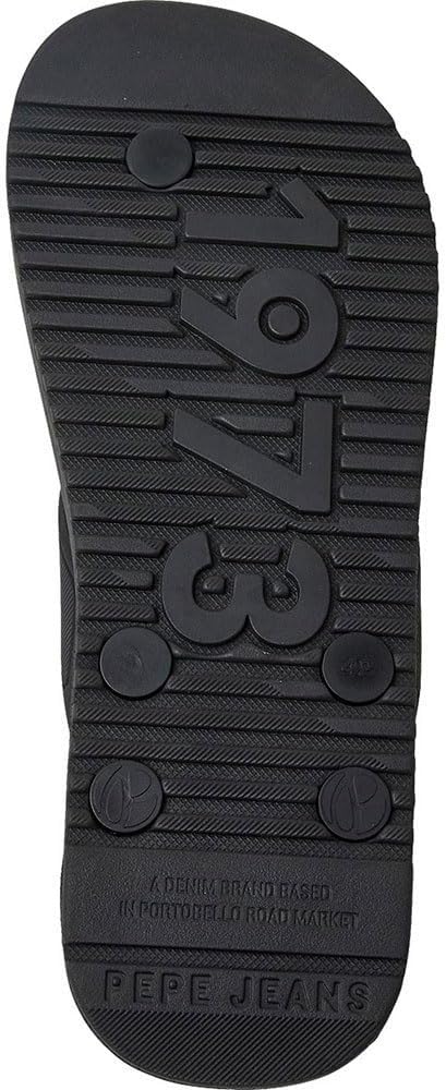 Мужские пляжные сандалии на платформе Pepe Jeans, черный — фото 2