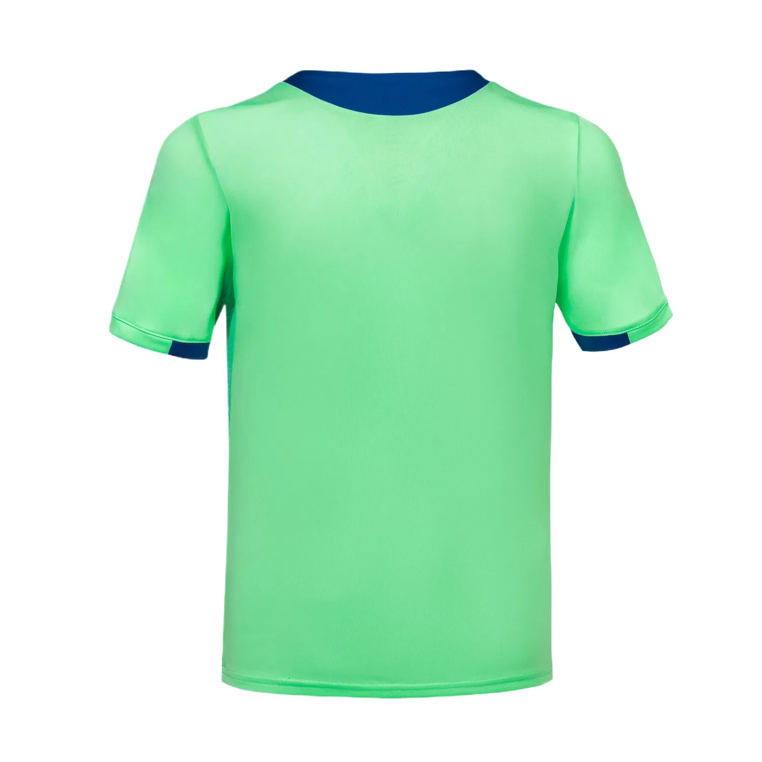 Детская футболка с круглым вырезом DECATHLON, Apple Green/Blue — фото 3