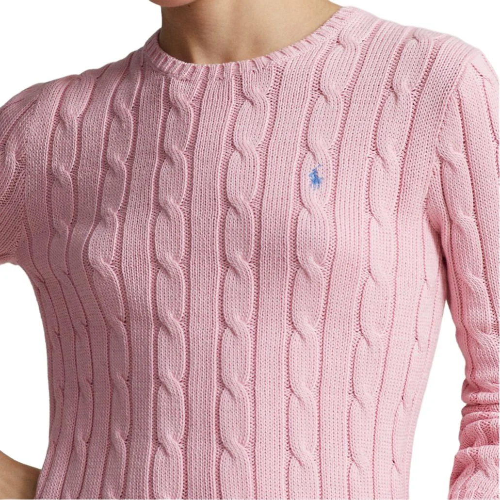 Свитер с круглым вырезом Polo Ralph Lauren, розовый — фото 2