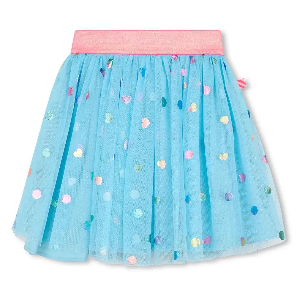Детская юбка для девочек с сеткой и блестками Billieblush, Blue