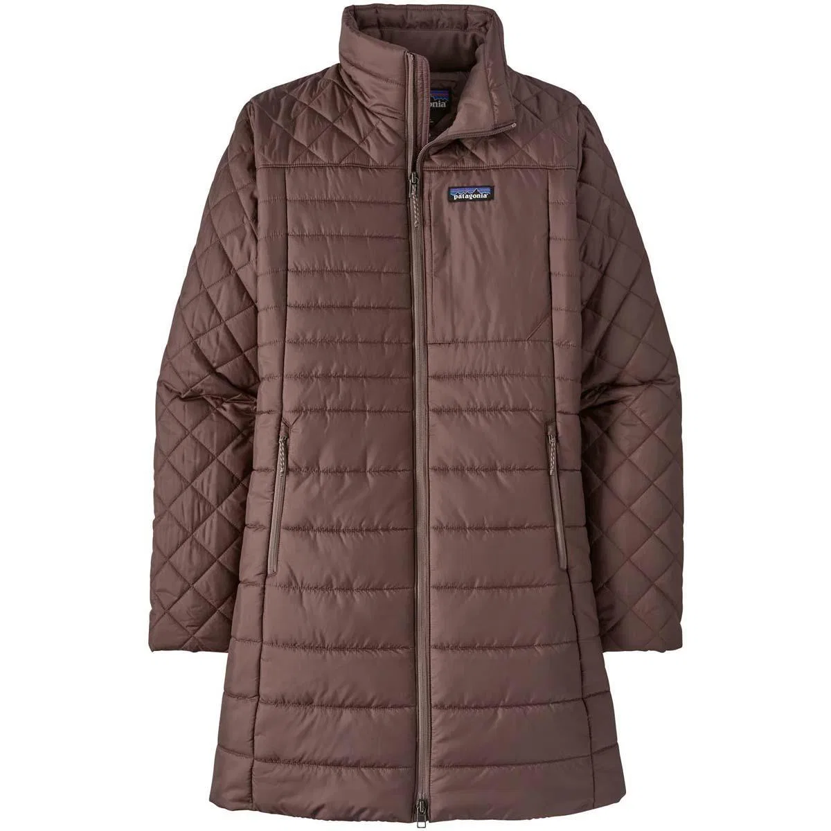 Утепленный парка с принтом Radalie Patagonia, Dusky Brown