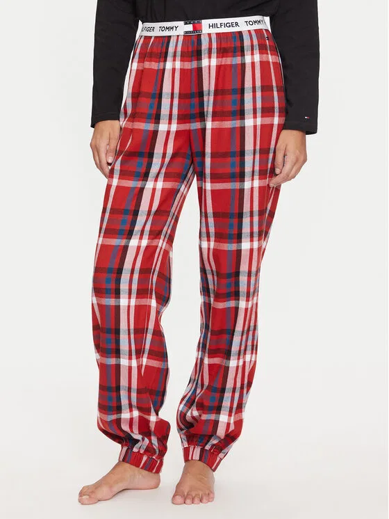 Брюки от пижамы regular fit Tommy Hilfiger, красный