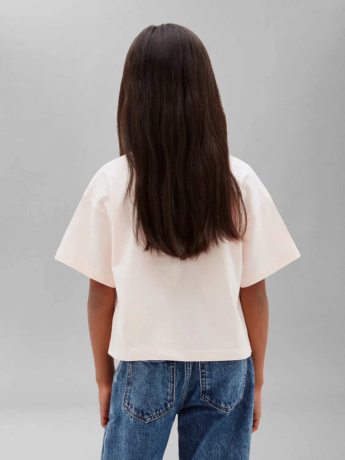 Джинсовая рубашка Calvin Klein Jeans, цвет розовый — фото 4