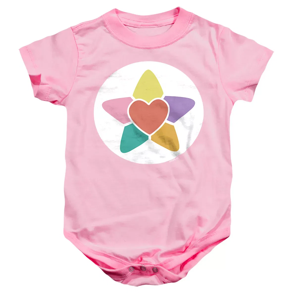 Детское боди с коротким рукавом с принтом True Heart Bear Care Bears, Pink
