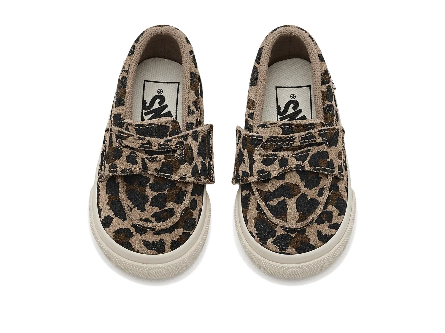 Лоферы Loafer 53 (для малышей и маленьких детей) Vans Kids, Leopard Incense/Marshmallow — фото 3