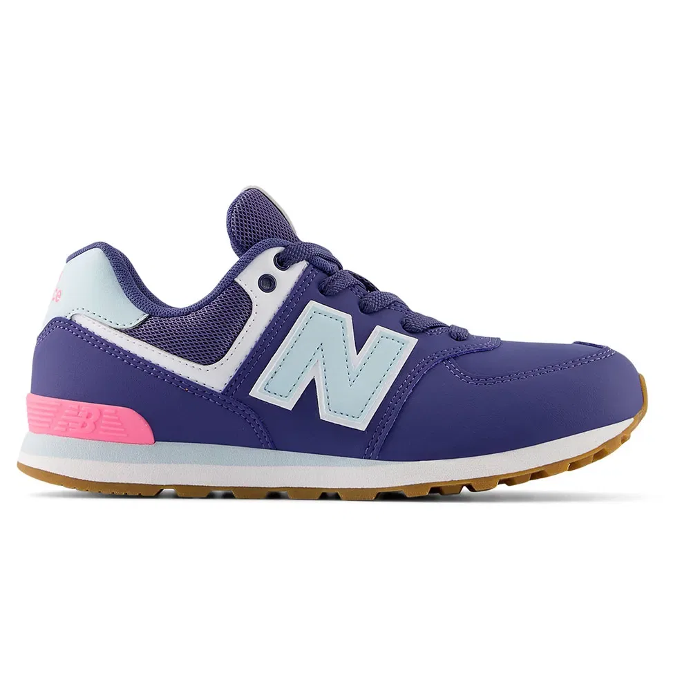 Кроссовки 574 New Balance, синий — фото 4