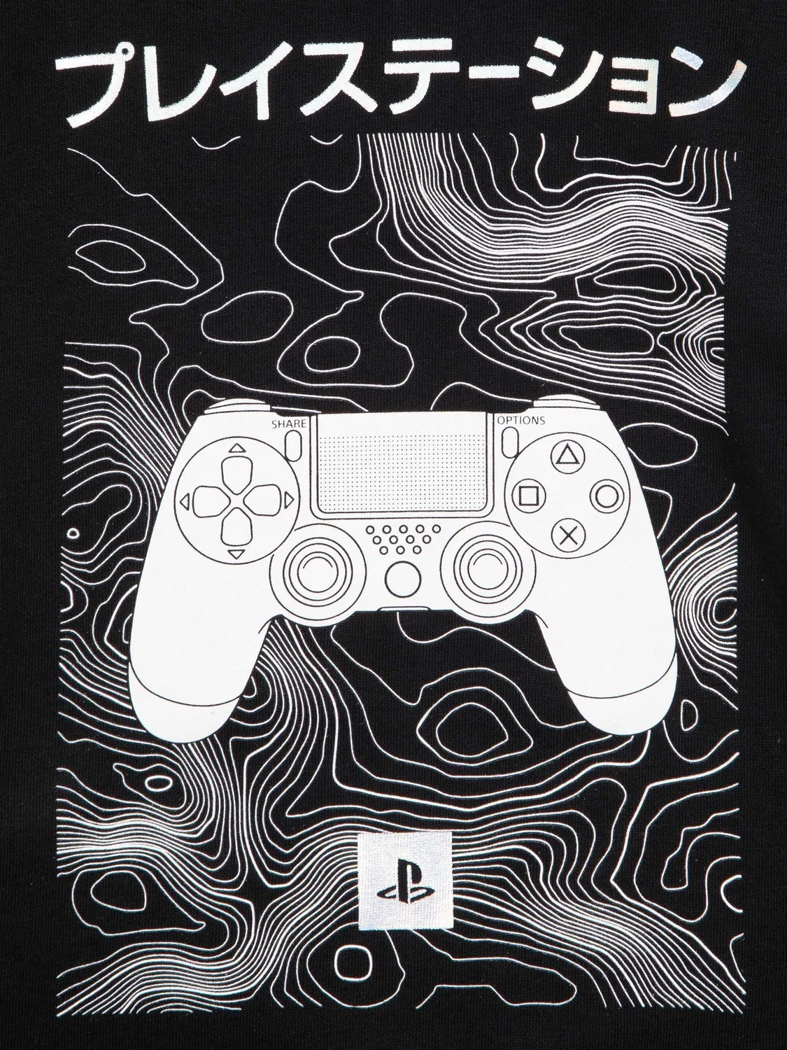 Худи с принтом, PlayStation Vanilla Underground, черный — фото 4