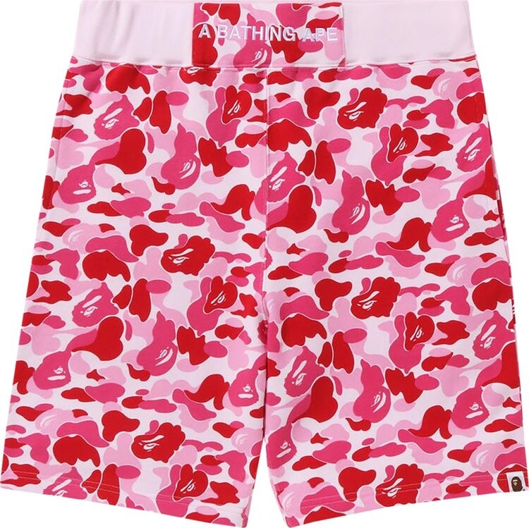 

Спортивные шорты BAPE ABC Camo Sweatshorts 'Pink', розовый