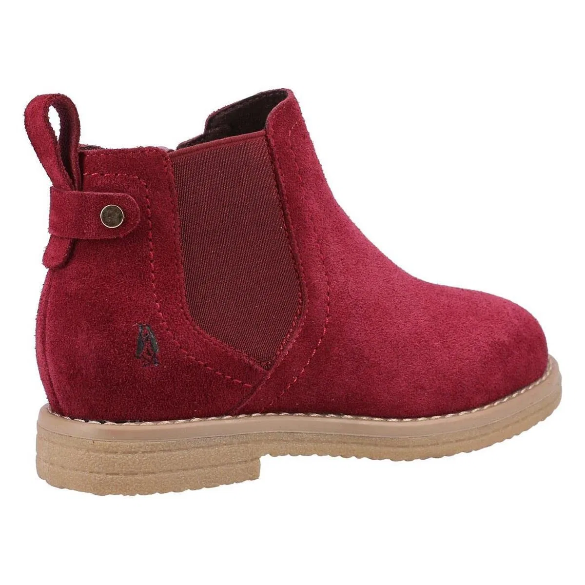 Детские ботинки для девочек челси Mini Maddy Hush Puppies, Burgundy — фото 4
