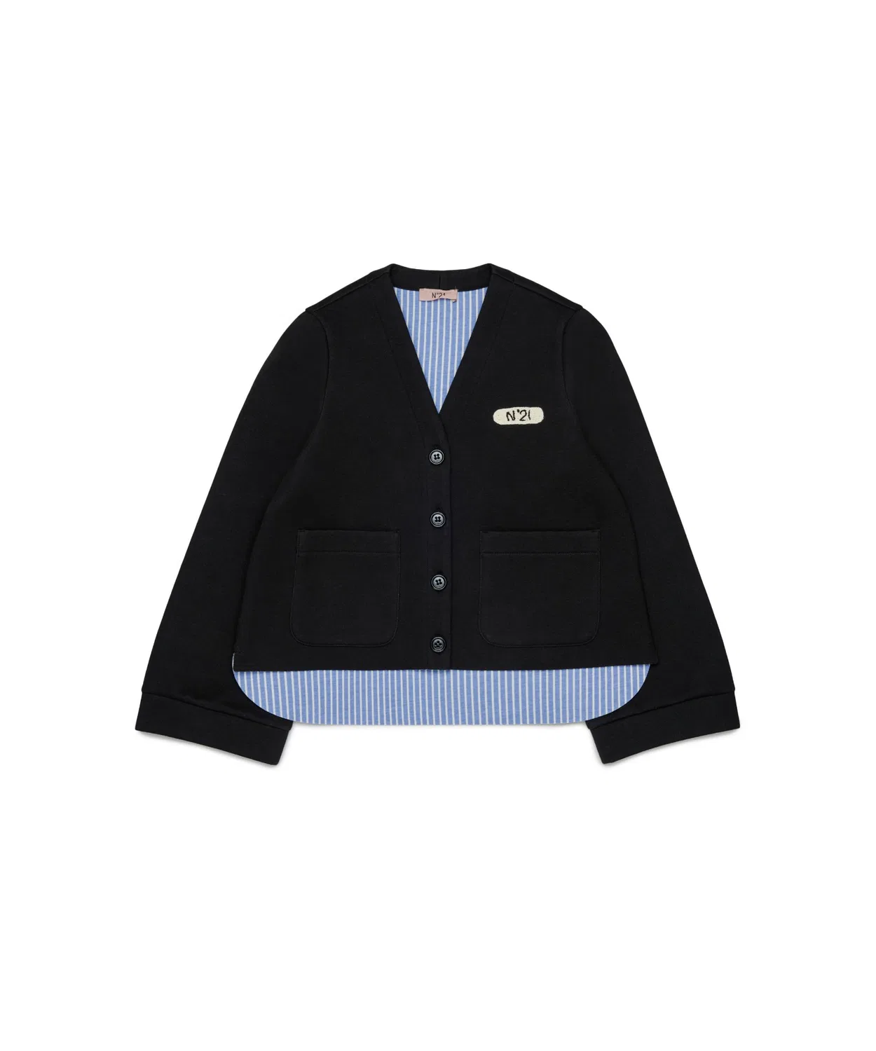 N°21 Детский кардиган с длинным рукавомN.21, Black