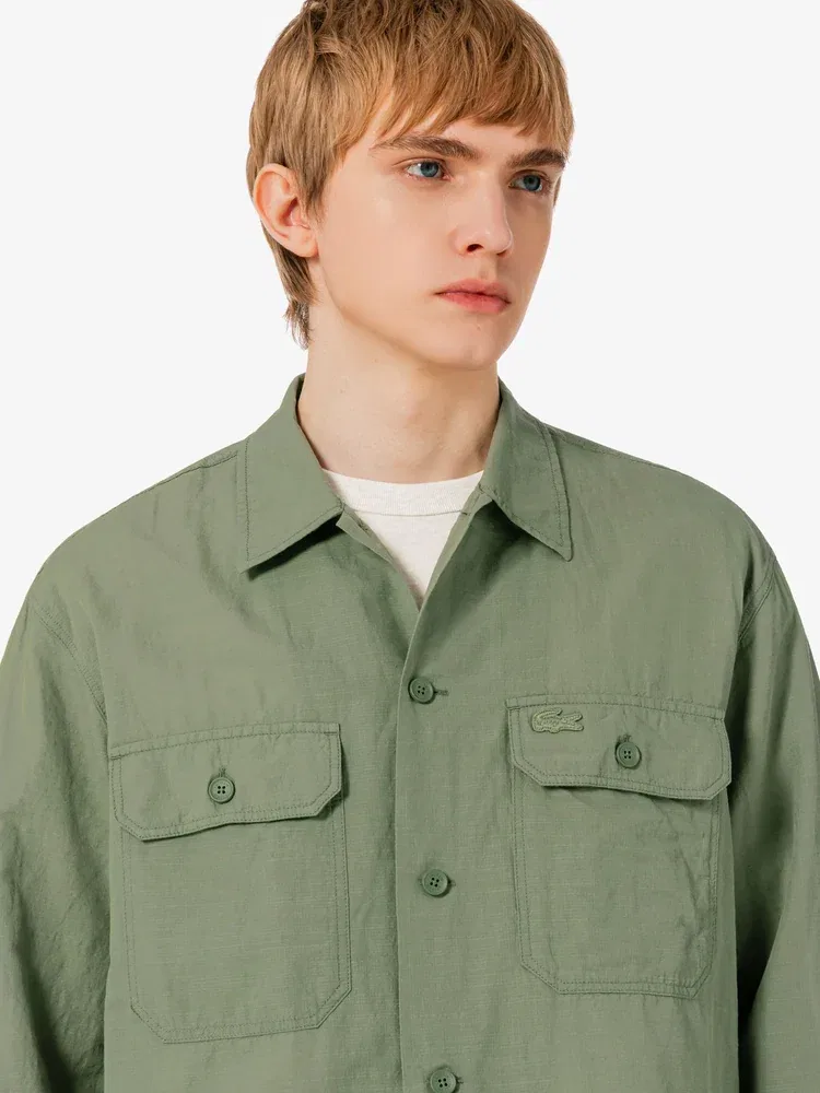 Рубашка длиннорукавная LACOSTE, Khaki — фото 2