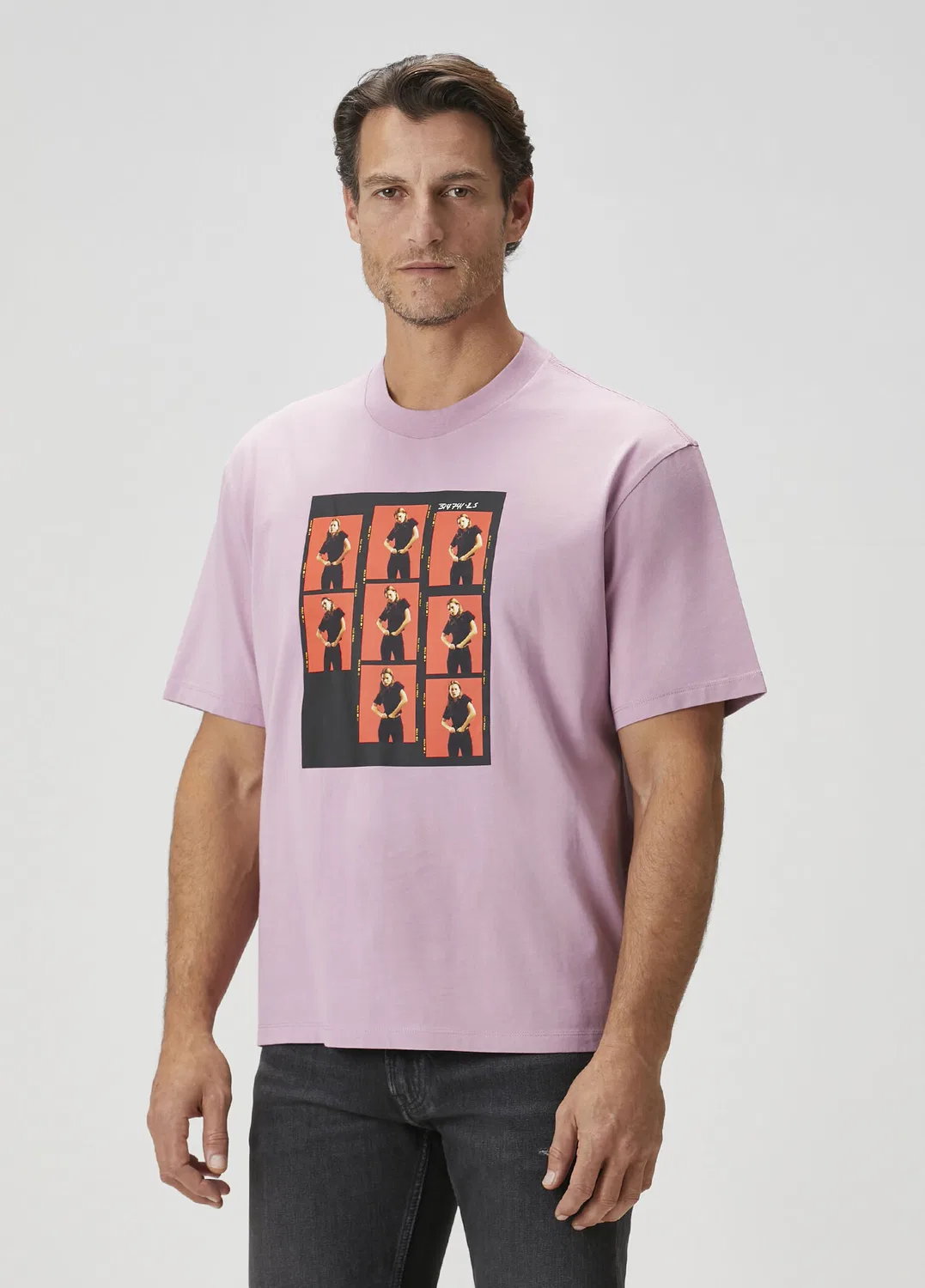 Футболка Outtakes Calvin Klein, pembe — фото 3