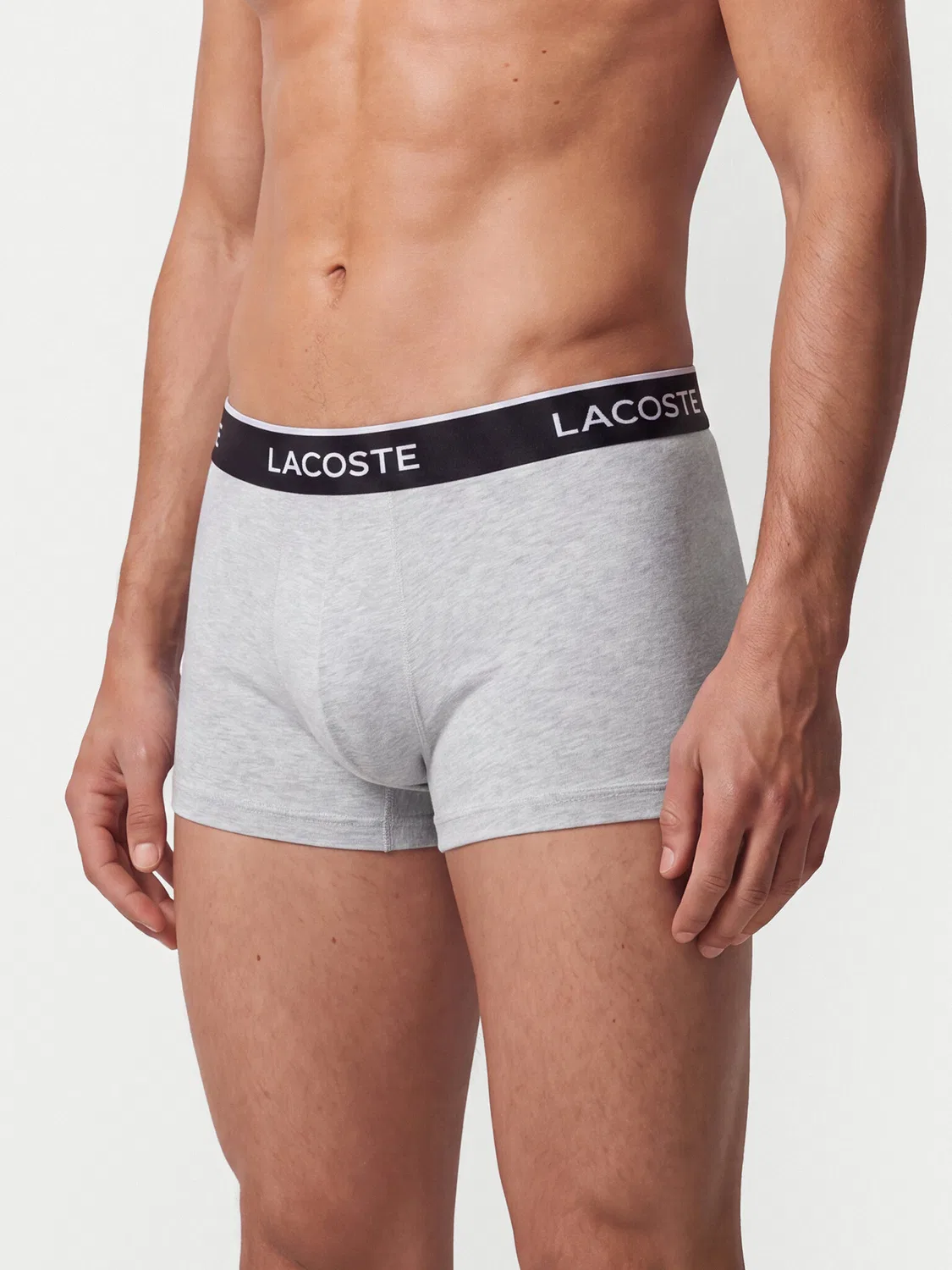 Мужской комплект боксеров Lacoste, серый