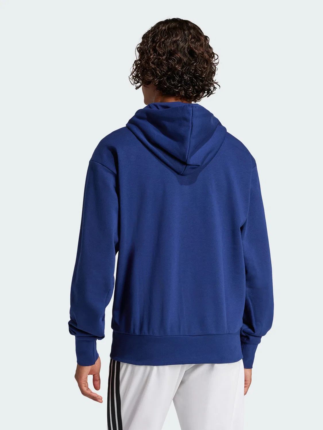 Худи, свободная посадка, Essentials Big Logo adidas, синий — фото 2