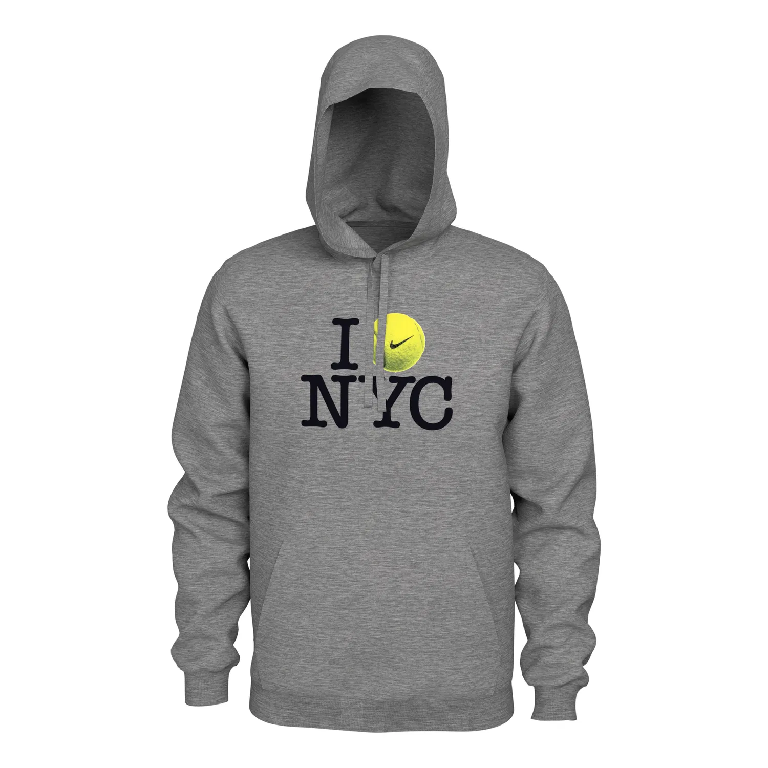 Мужское худи Court Hoodie 'Dark Grey Heather' Nike, Dark Grey Heather