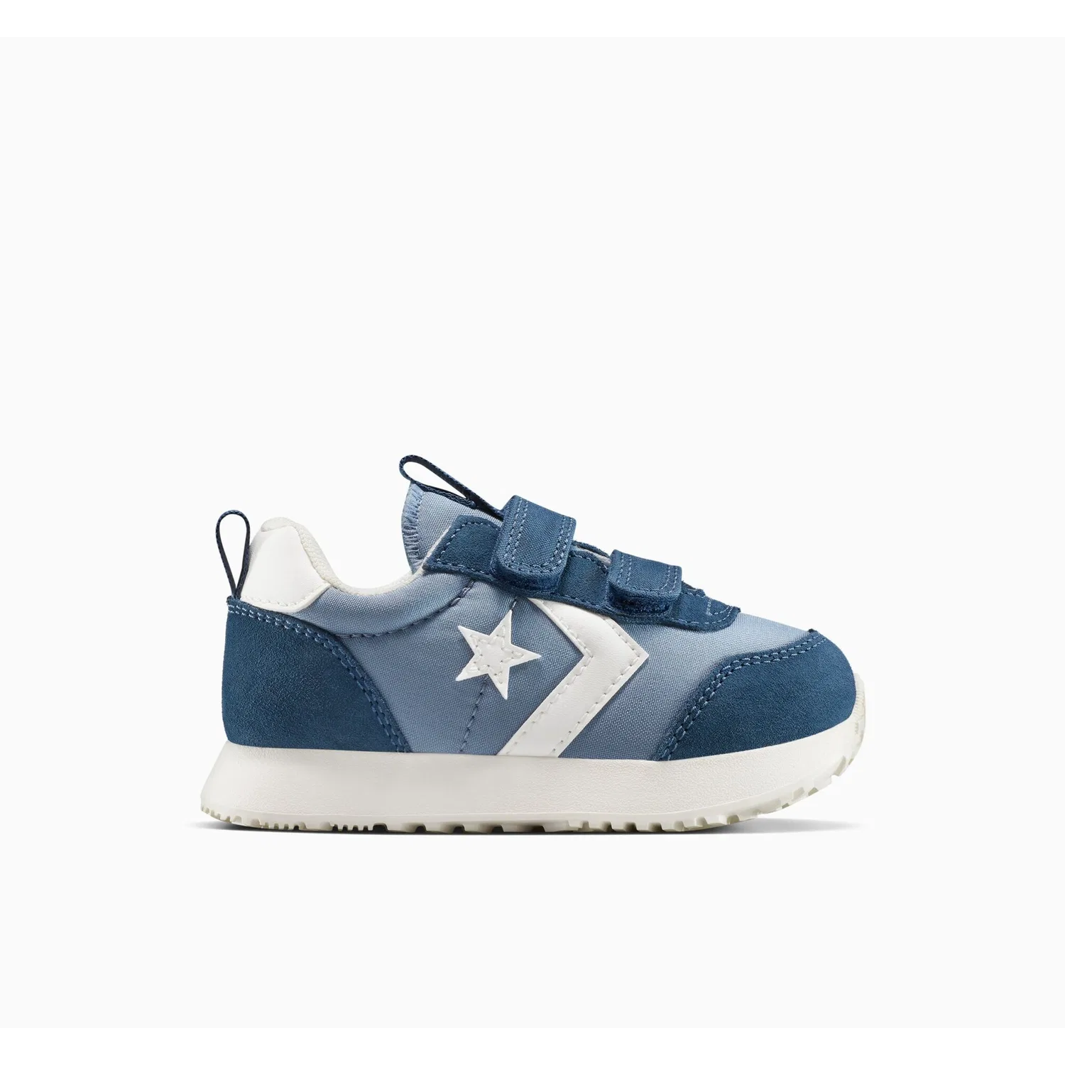Детские кроссовки с кожаным верхом Converse, Yeti Breath Blue/Slacker Blue — фото 2