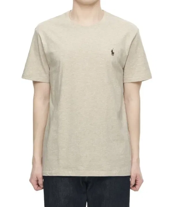 Футболка с коротким рукавом, slim fit, Polo Ralph Lauren, серый