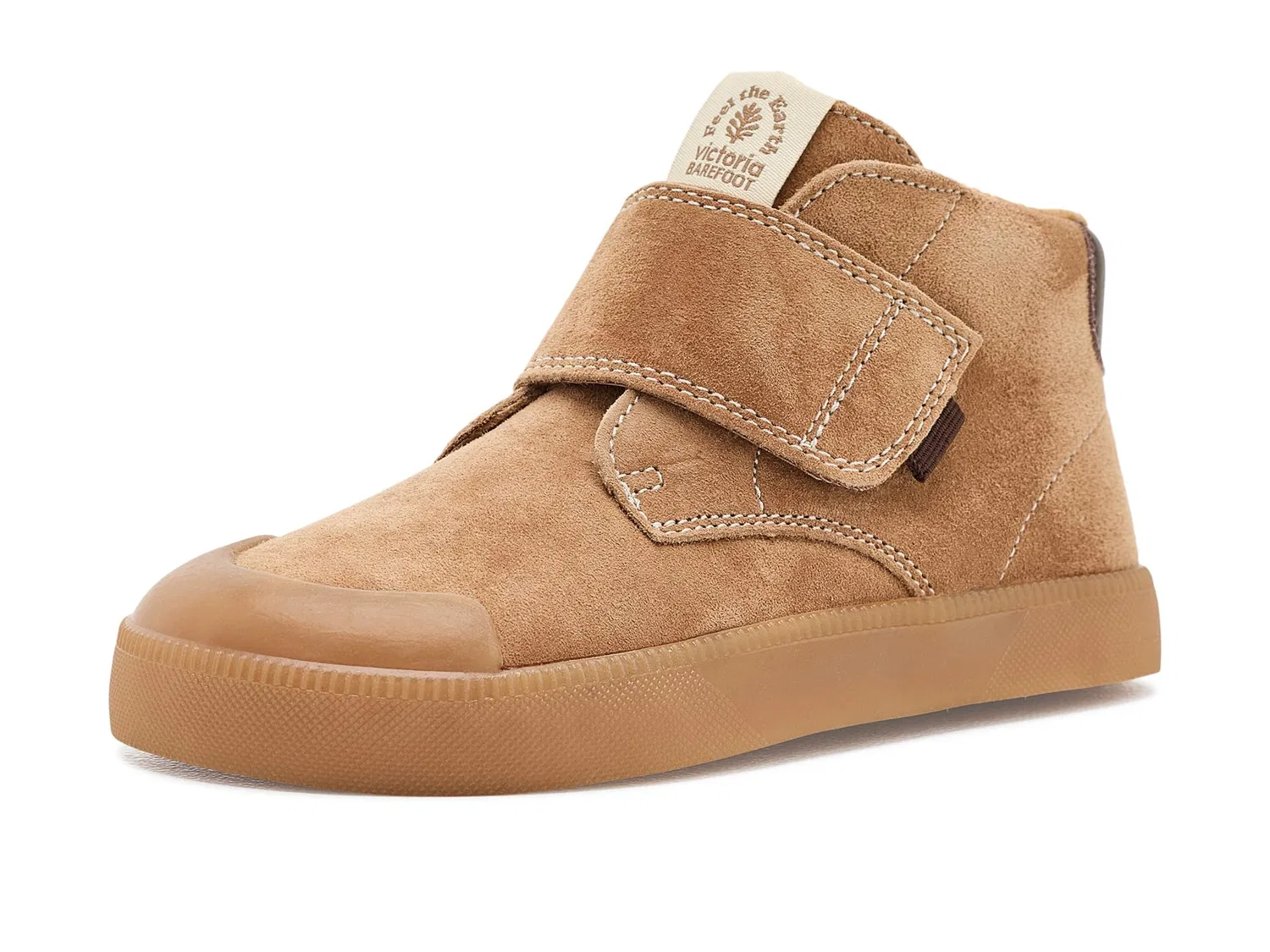 Кроссовки Oliver Barefoot Botin Serraje (для малышей, маленьких и больших детей) Victoria Kids, Camel