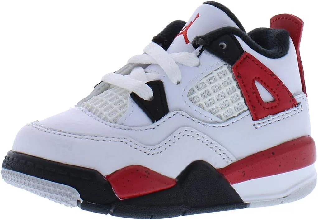 Детские кроссовки для мальчиков Jordan 1 Retro High OG Nike, White/Fire Red/Black/White