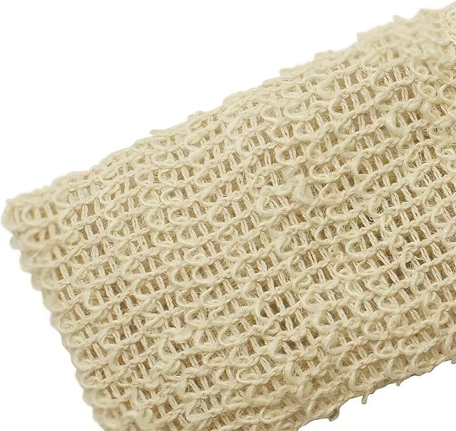 Набор мочалок для мыла Sisal, 90 шт, Oladfiop, 9x14 см, бежевый — фото 3