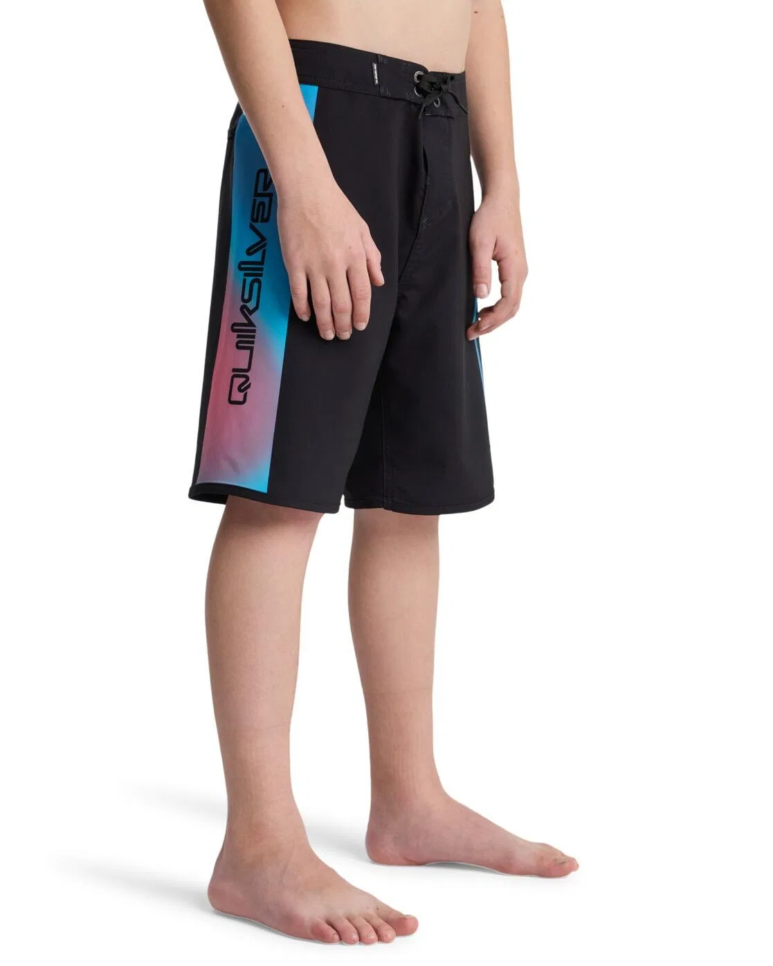 Детские плавки-бордшорты для мальчиков с принтом SURFSILK HOLMES 17" Quiksilver, Schwarz — фото 3