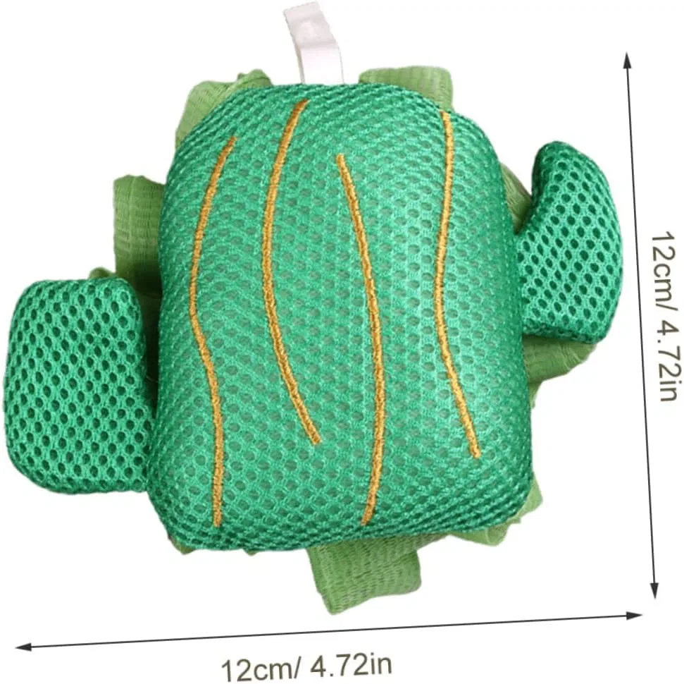 Мочалка для тела, Mesh, Beatifufu, 1 шт., 12x12x7 см, Green — фото 2