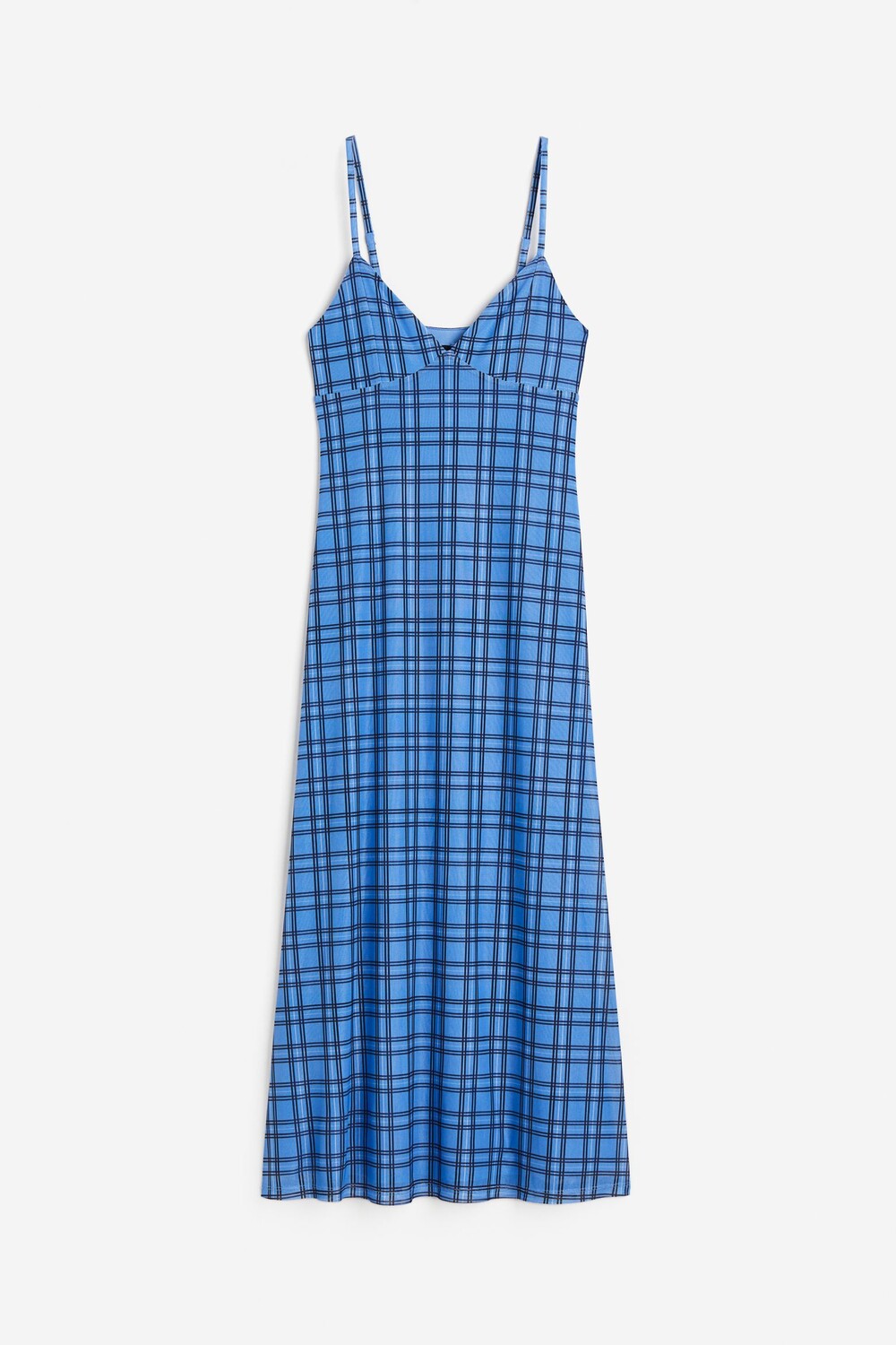 

Платье H&M Mesh Slip, синий