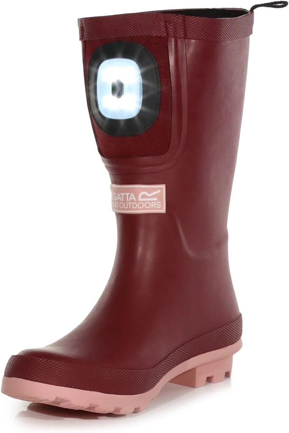 Детские сапоги резиновые для девочек Fairweather Shine Brite Light Regatta, Dark Pimento/Peony — фото 4