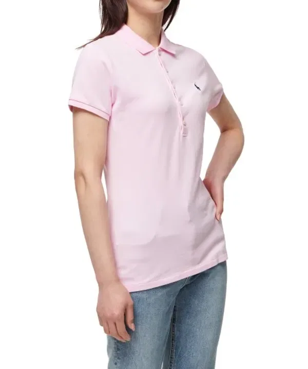 Поло с воротником, сетчатое, Slim Fit, Polo Ralph Lauren, розовый