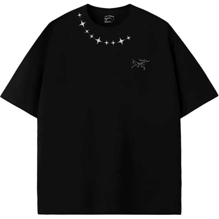 Унисекс футболка с принтом KRAGG SL Cotton Shirt Arcteryx, Exclusive-White — фото 3