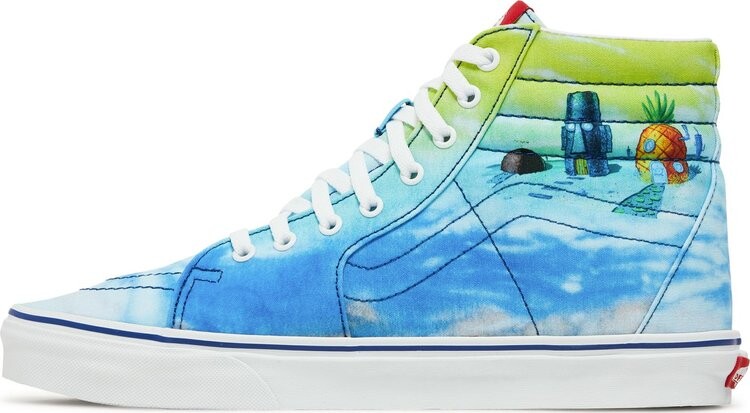 Кеды Vans SpongeBob SquarePants x Sk8-Hi 38 DX Imagination, разноцветный — фото 3