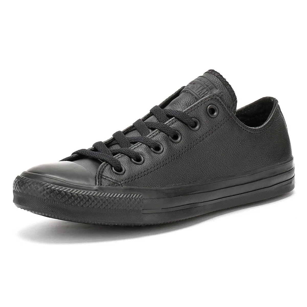 Детские кроссовки для мальчиков кожаные Chuck Taylor All Star Tonal Leather Converse, Black