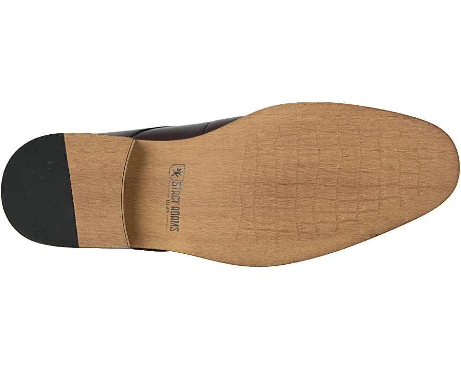 Оксфорды Desmond Cap-Toe Monk-Strap Loafer Stacy Adams, бургундия — фото 4