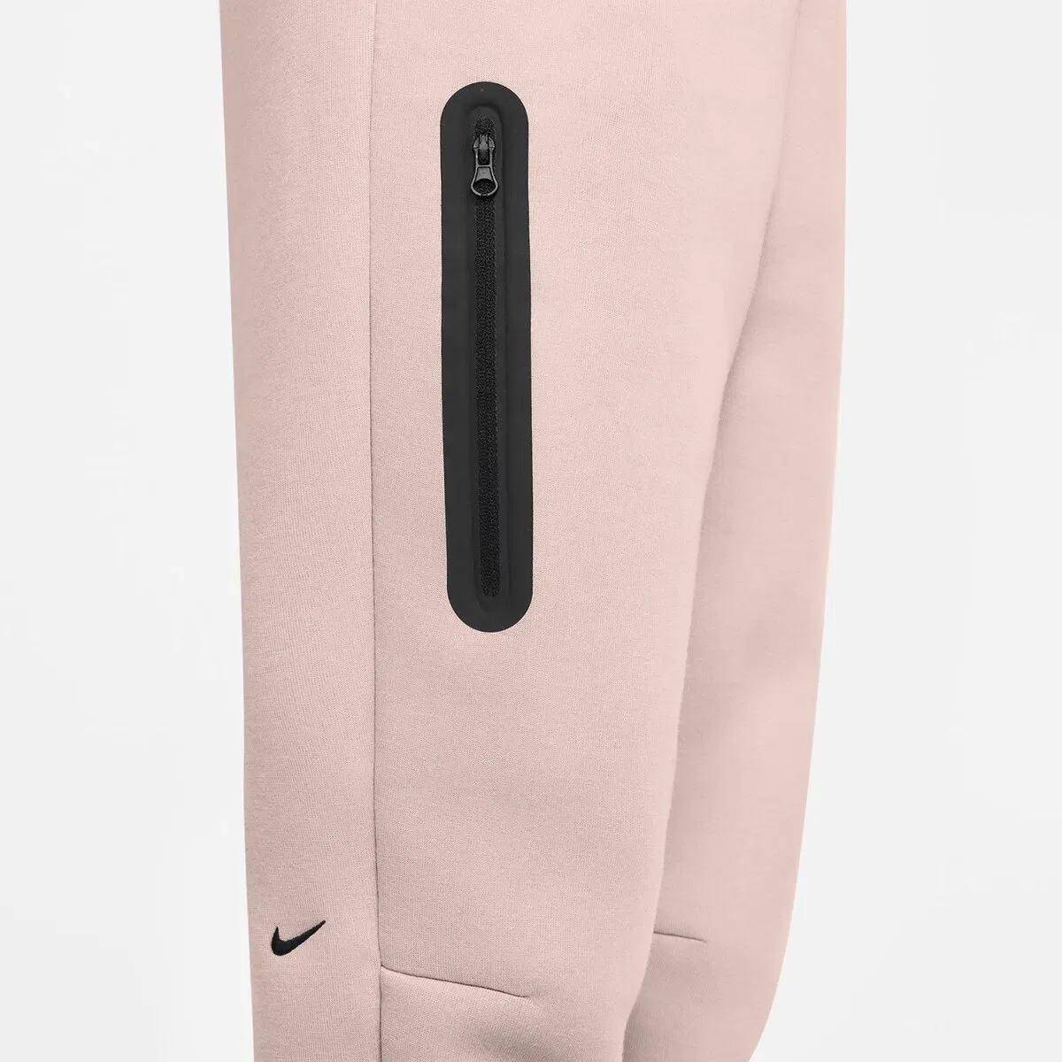 Детские брюки для девочек из флиса Sportswear Tech Fleece Nike, Rosa — фото 3