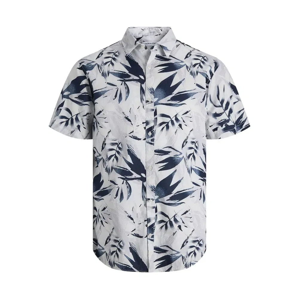 Рубашка с коротким рукавом Honolulu Jack & Jones, серый