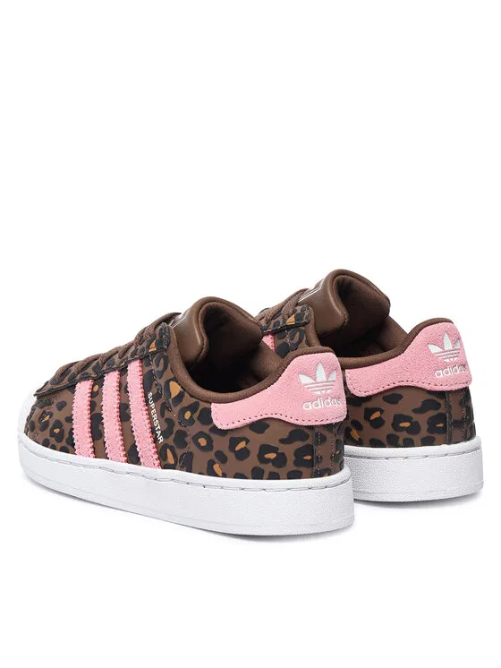 Кроссовки Superstar II Adidas, коричневый — фото 3
