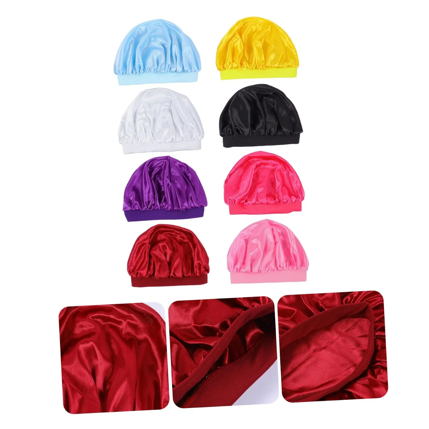 Шапочка для душа 8 шт, Polyester, BESTYASH, 23x16x2 см — фото 4