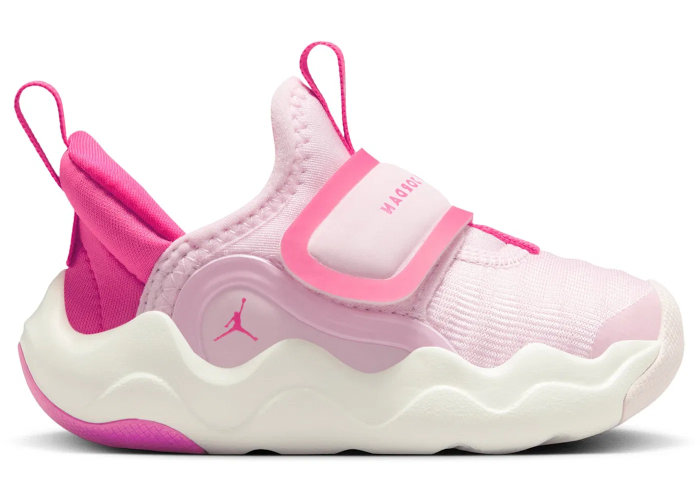 Детские кроссовки с быстрой шнуровкой Jordan 23/7.2 EasyOn Jordan, Pink Foam/Summit White/Hyper Pink