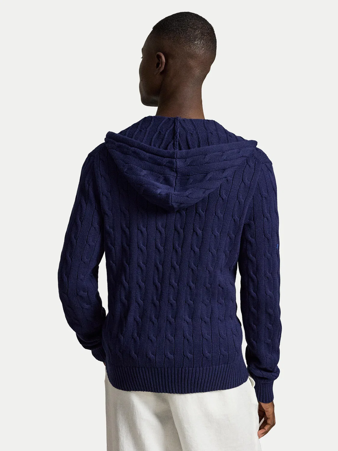Мужской кардиган стандартного кроя Polo Ralph Lauren, темно-синий — фото 3