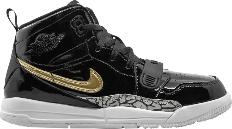 

Кроссовки Jordan Legacy 312 PS Black Metallic Gold, черный