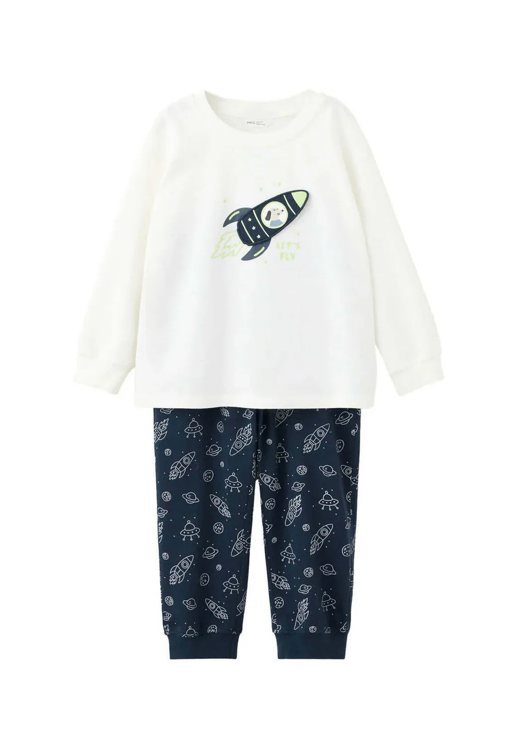 Детский пижамный комплект Mango Kids, Royal Blue