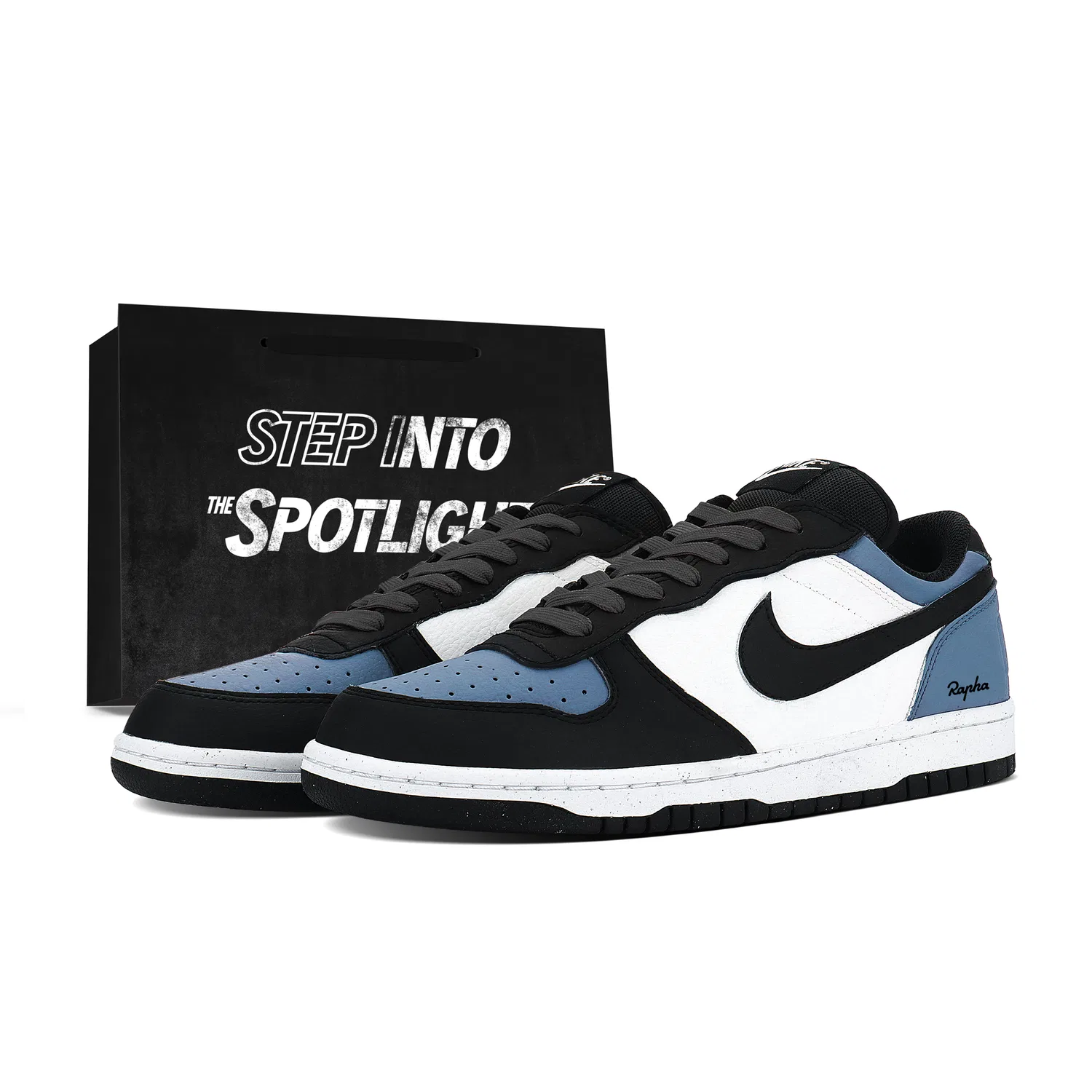 Детские кроссовки без шнуровки Nike Big Skateboard Shoes, Royal Blue