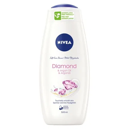 Гель для душа увлажняющий Nivea Care & Diamond Care, 500 мл