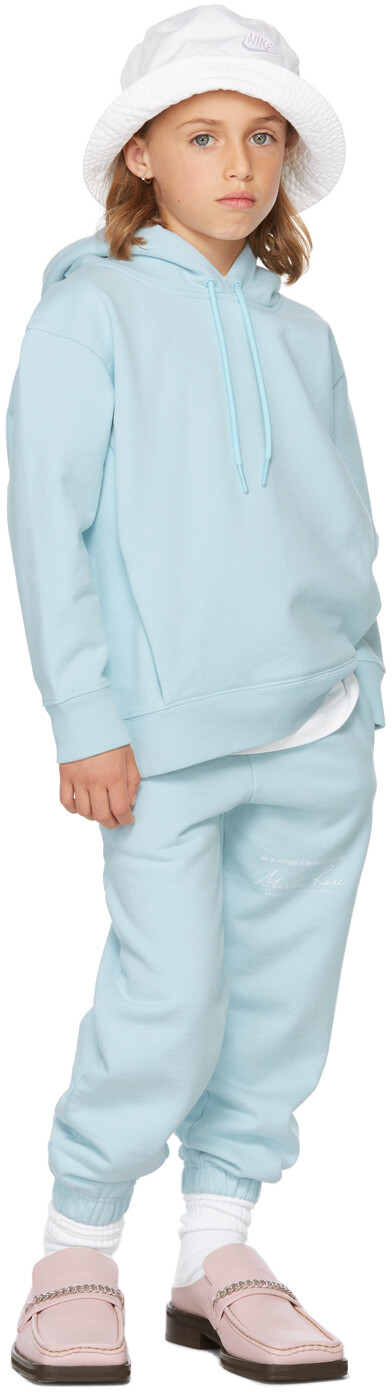 

SSENSE Exclusive Kids Blue Slim Leg Lounge Брюки Martine Rose
