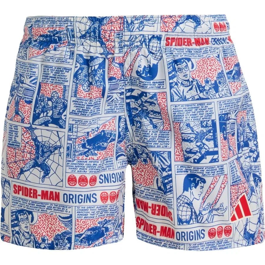 Плавки Marvel с принтом Spider-Man adidas, Синий