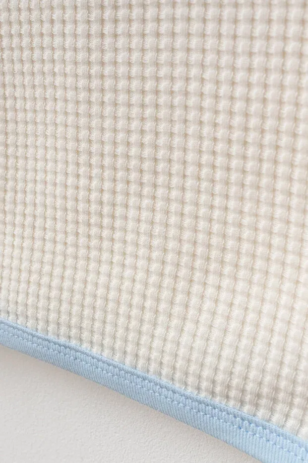 Детский комплект боди для новорожденных хлопковый Kuzenler Bebe, Blue — фото 4