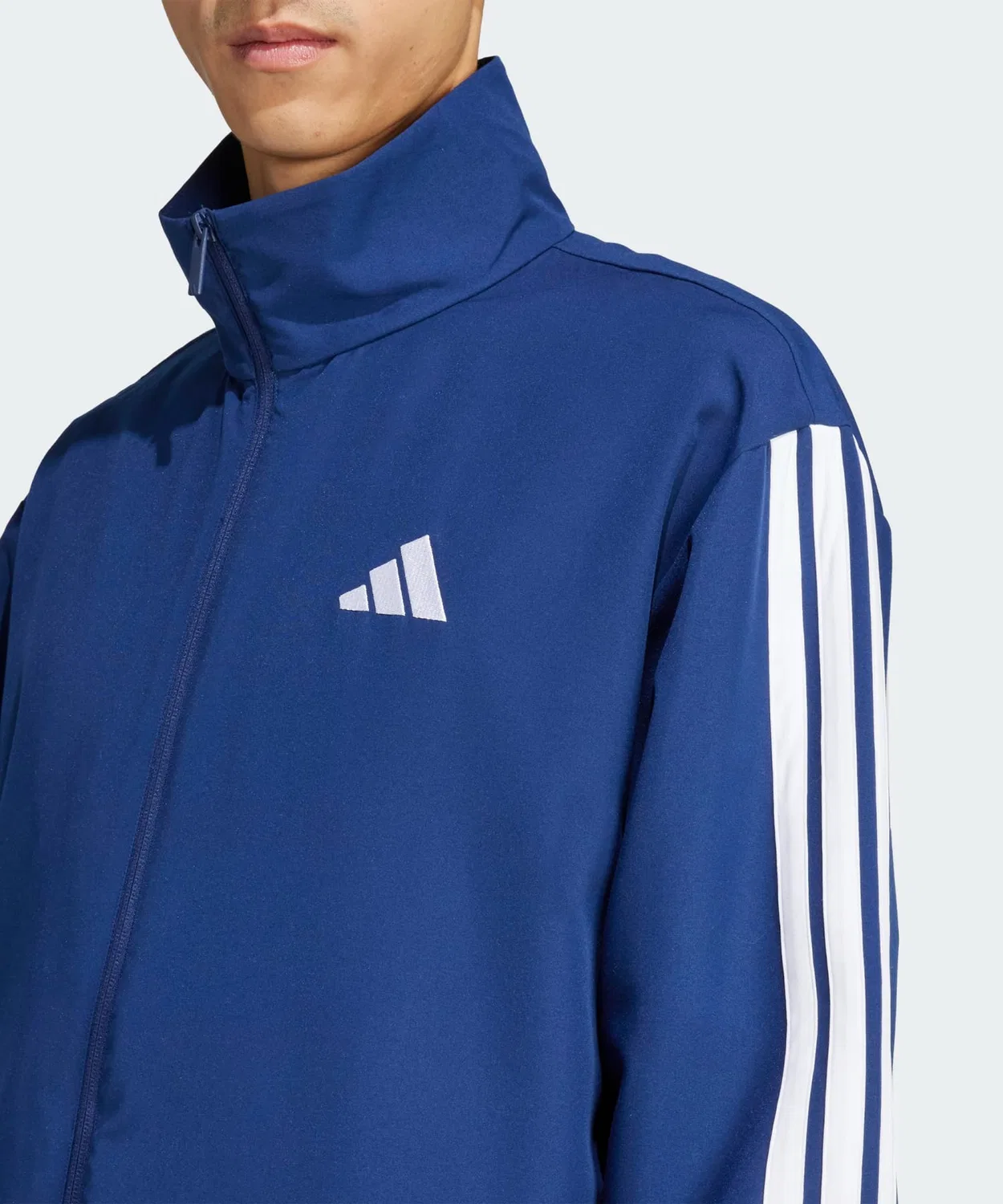 Мужской спортивный костюм с тремя полосками, модель Three Stripes Adidas, Blue — фото 4
