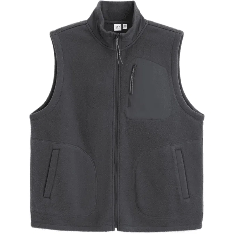 Жилет, утепленный, GAP, Dark Gray